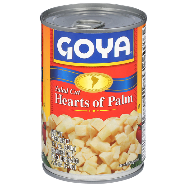 Canned & Jarred Vegetables Goya Hearts of Palm, Salad Cut hero