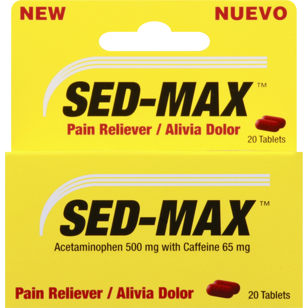 Muscles, Joints & Pain Relief Sed-Max Pain Reliever, 500 mg, Tablets hero