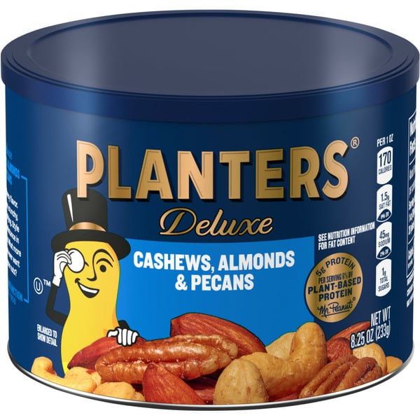 Nuts, Seeds & Dried Fruit Planters Select Cashews Almond Pecan hero