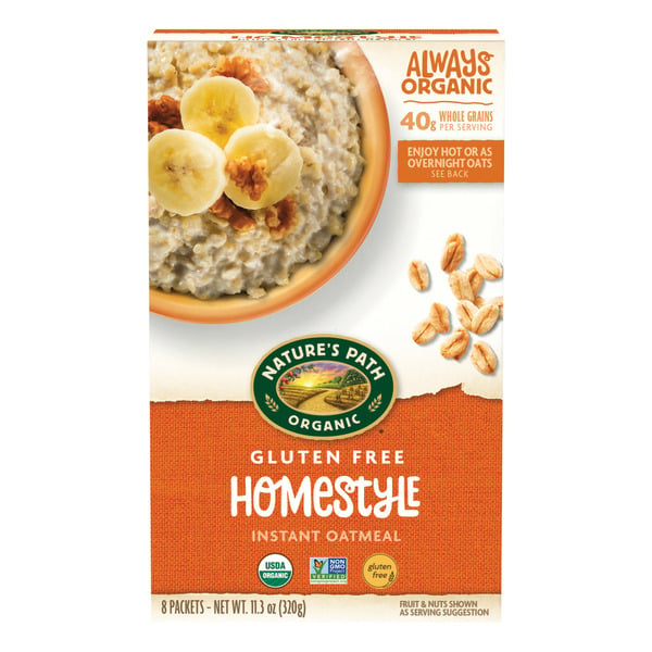 Hot Cereal & Pancake Mixes Nature's Path Homestyle Gluten Free Oatmeal hero