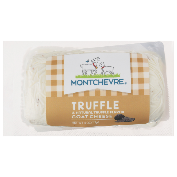 Specialty Cheeses Montchevre Goat Cheese, Truffle hero