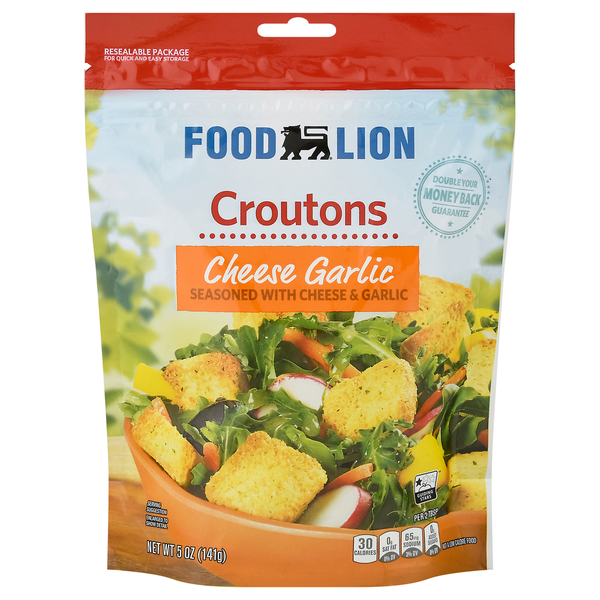 Salad Dressing & Toppings Food Lion Croutons, Cheese Garlic hero