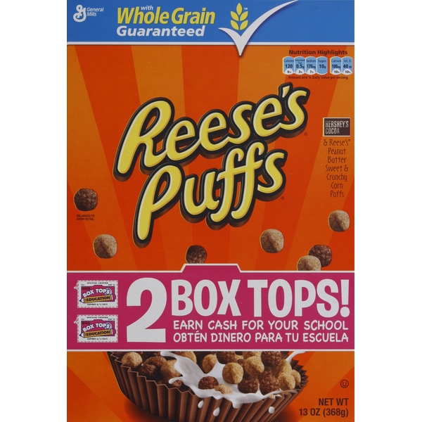 Cereal General Mills Reese's Puffs Cereal, Corn Puffs hero