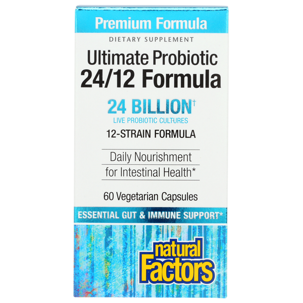 Digestive Aids/Enzymes/Cleanses Natural Factors Ultimate Probiotic 24/12 Formula hero