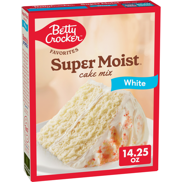 Doughs, Gelatins & Bake Mixes Betty Crocker Favorites Super Moist White Cake Mix hero