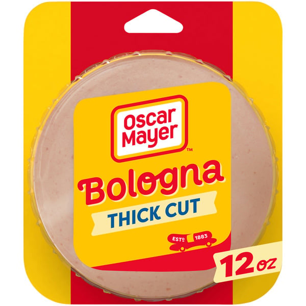 Packaged Meat Oscar Mayer Thick Cut Bologna Sliced Deli Sandwich Lunch Meat hero