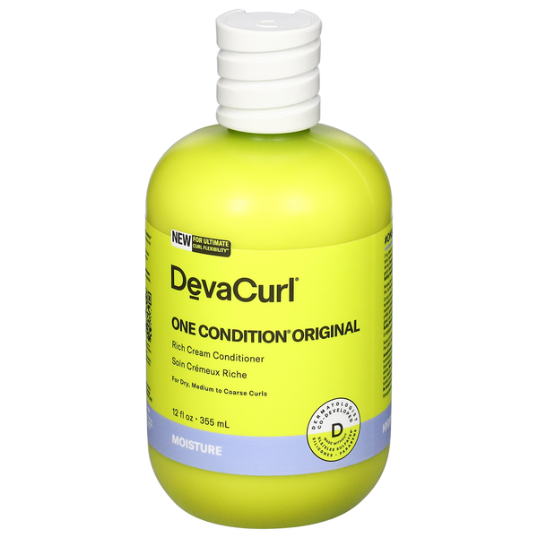 DevaCurl Conditioner, Rich Cream, Moisture hero