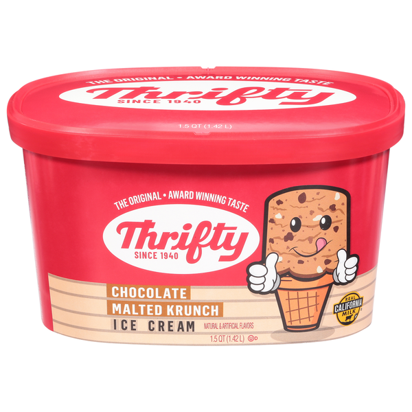 Ice Cream & Ice Thrifty Ice Cream Ice Cream, Chocolate Malted Krunch hero