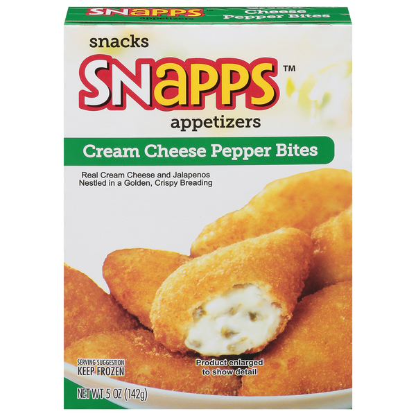 Frozen Appetizers & Sides Snapps Pepper Bites, Cream Cheese hero