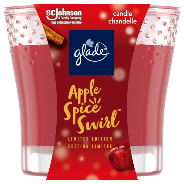 Air Fresheners & Candles Glade Jar Scented Candle Air Freshener, Apple Spice Swirl hero