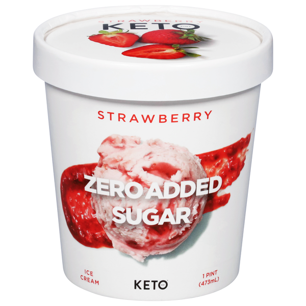 Ice Cream & Ice Keto Foods Strawberry Ice Cream hero