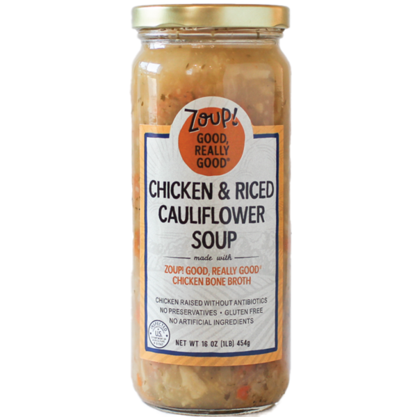 Soup, Broth & Bouillon Zoup! Soup, Chicken and Riced Cauliflower hero