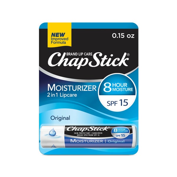 Facial Care ChapStick Moisturizer Original Lip Balm Tube hero