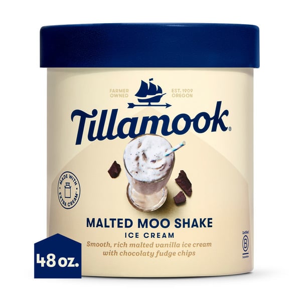 Ice Cream & Ice Tillamook Malted Moo Shake Ice Cream hero