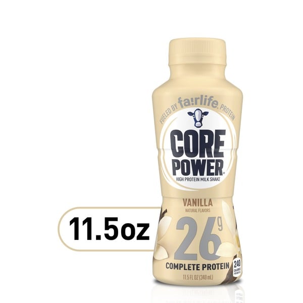 Protein & Meal Replacements Core Power Milk Shake, High Protein, Vanilla hero