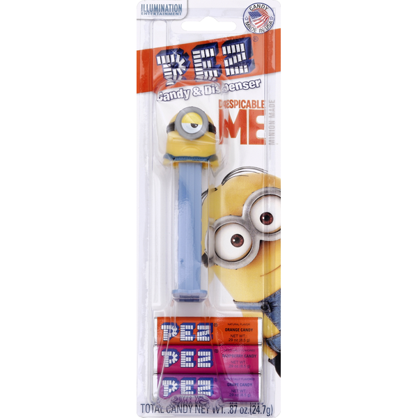 Candy & Chocolate PEZ Candy & Dispenser, Despicable Me, Minion Made hero