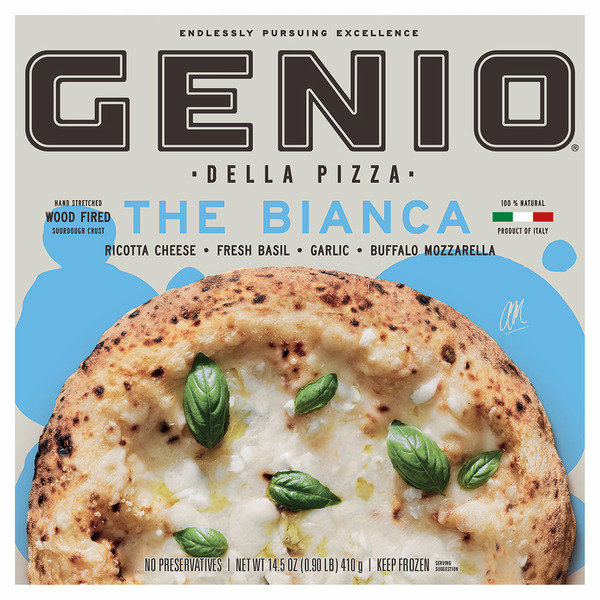 Frozen Meals Genio Della Pizza The Bianca Pizza hero