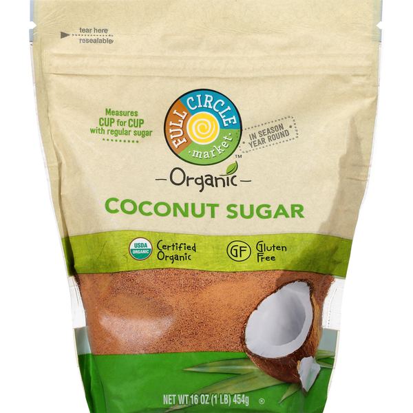 Baking Ingredients Full Circle Coconut Sugar hero