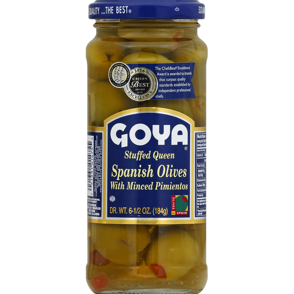 Pickled Goods & Olives Goya Stuffed Queen With Minced Pimientos Spanish Olives hero