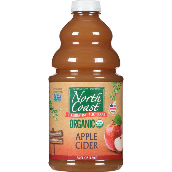 North Coast Organic Apple Cider, Organic hero