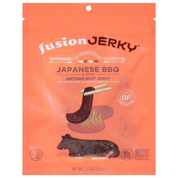 Popcorn & Jerky FusionJerky Beef Jerky, Artisan, Japanese BBQ Flavor hero