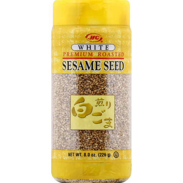 Asian Foods JFC Sesame Seed, Premium Roasted, White hero