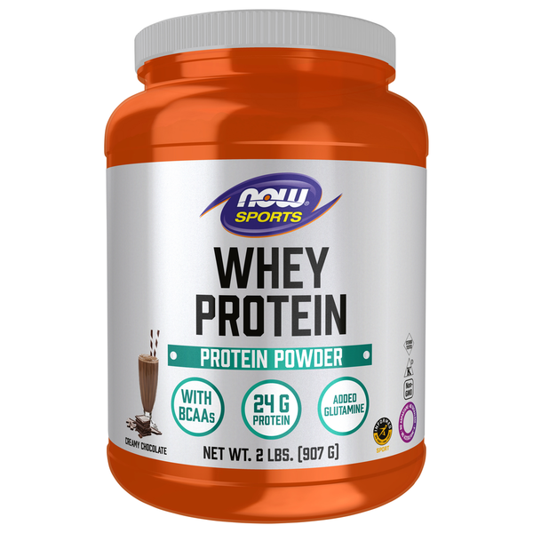 Protein & Meal Replacements NOW Whey Protein Creamy Chocolate Powder hero