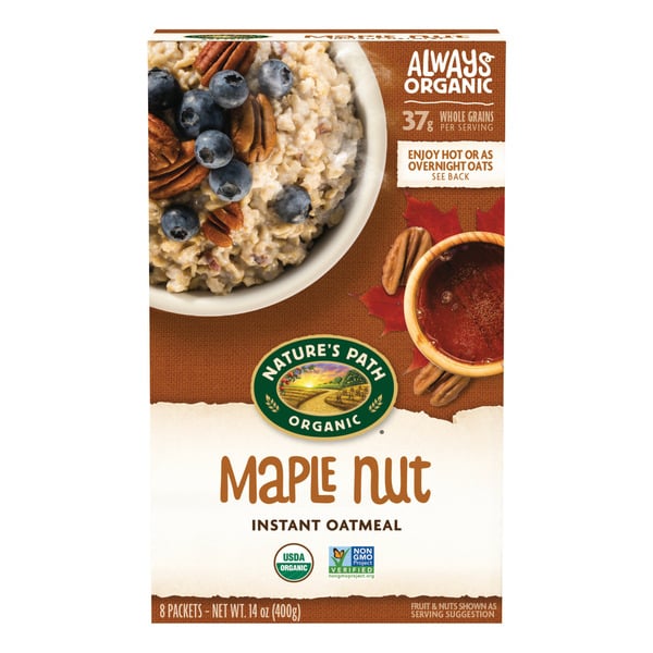 Hot Cereal & Pancake Mixes Nature's Path Maple Nut Oatmeal hero