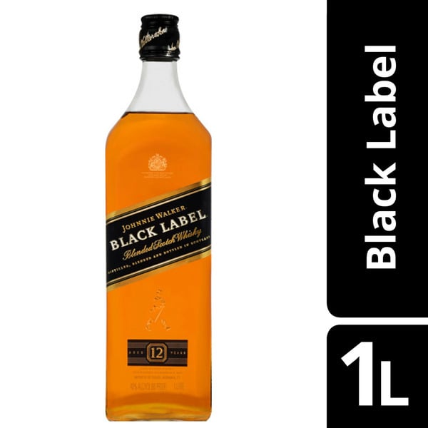 Spirits Johnnie Walker Black Label Blended Scotch Whisky hero