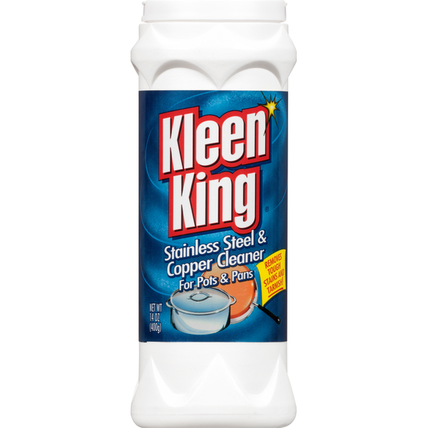 Cleaning Products Kleen King Stainless Steel & Copper Cleaner, for Pots & Pans hero