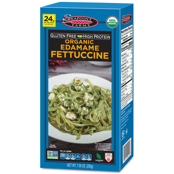 Dry Pasta Seapoint Farms Organic Edamame Fettuccine hero