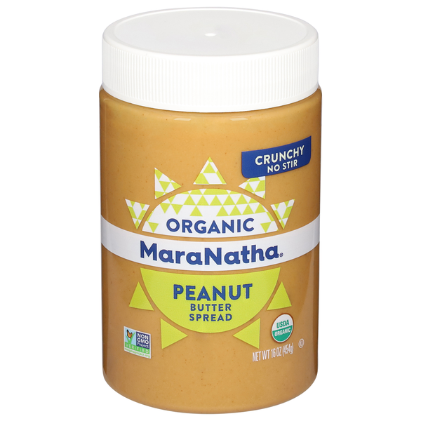 Nut Butters & Fruit Spreads MaraNatha Peanut Butter Spread, Organic, No Stir, Crunchy hero