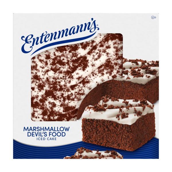 Desserts Entenmann's Iced Cake, Marshmallow Devil's Food hero