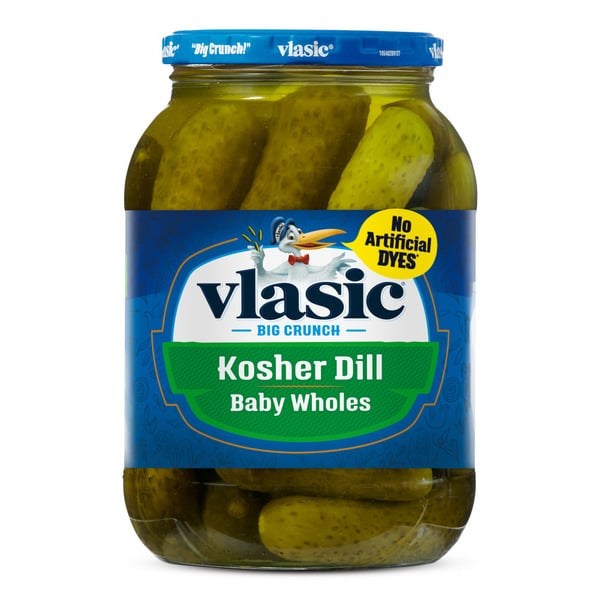 Pickled Goods & Olives Vlasic Kosher Dill Baby Whole Pickles, Keto Friendly hero