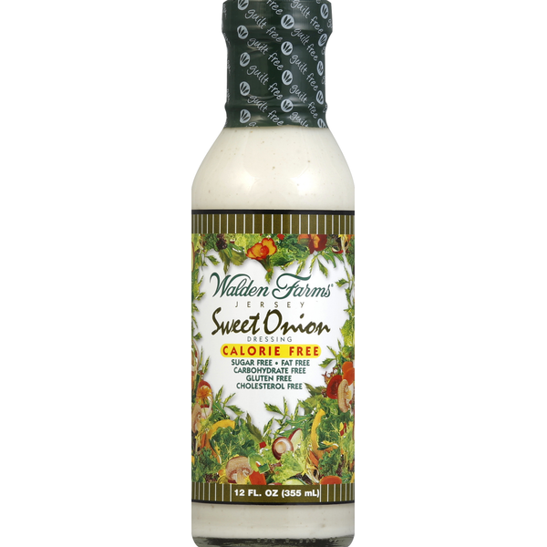 Salad Dressing & Toppings Walden Farms Dressing, Jersey Sweet Onion, Calorie Free hero