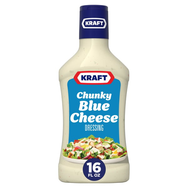 Salad Dressing & Toppings Kraft Chunky Blue Cheese Salad Dressing hero