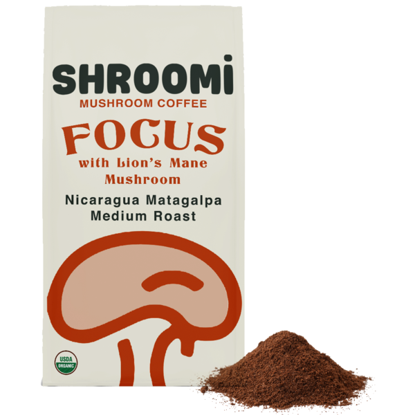 Shroomi Brain Boosting Mushroom Coffee, Medium Roast Nicaragua hero