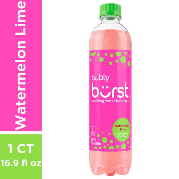 Breakfast Bars & Pastries bubly Sparkling Water Beverage, Watermelon Lime hero