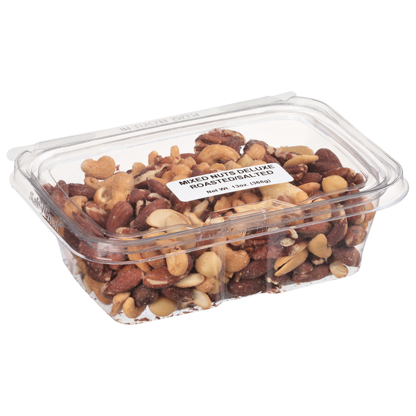 Nuts, Seeds & Dried Fruit JLM Manufacturing Mixed Nuts, Deluxe, Roasted/Salted hero