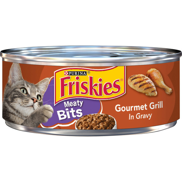 Cat Food & Care Purina Friskies Gravy Wet Cat Food, Meaty Bits Gourmet Grill hero