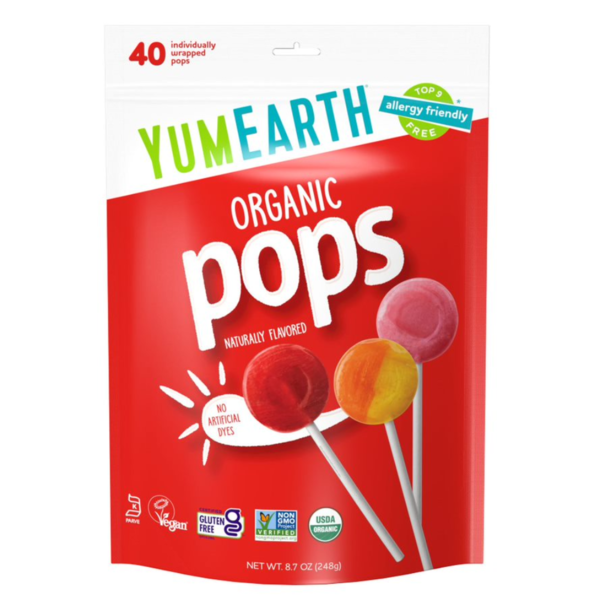 Candy & Chocolate YumEarth Organic Lollipops hero