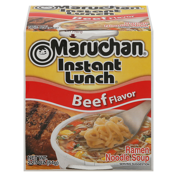 Instant Foods Maruchan Ramen Noodle Soup, Beef Flavor hero