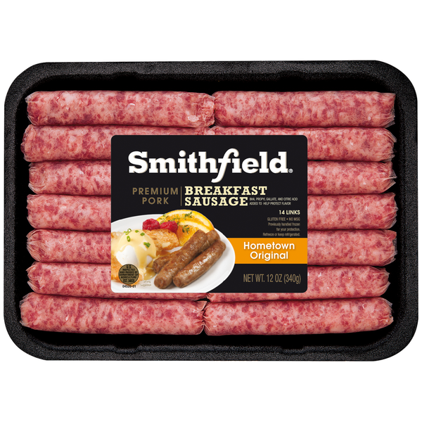 Bacon & Breakfast Meat Smithfield Sausage Link hero