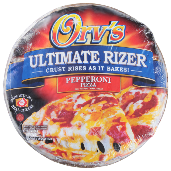 Frozen Pizza Orv's Pizza, Pepperoni, Ultimate Rizer hero