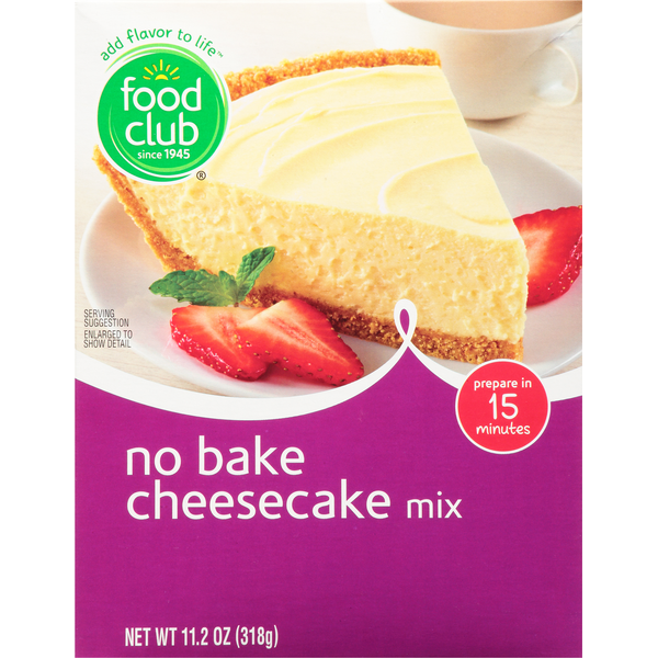 Doughs, Gelatins & Bake Mixes Food Club Cheesecake Mix, No Bake hero