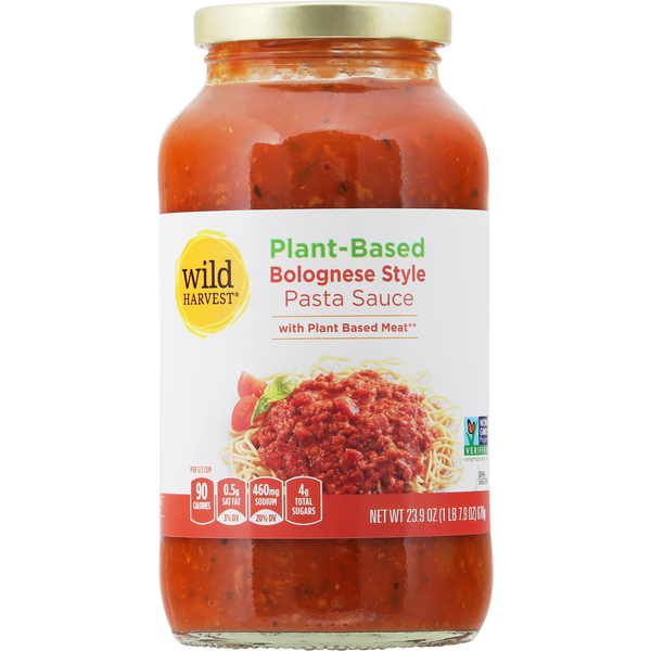 Pasta Sauce Wild Harvest Pasta Sauce, Bolognese Style, Plant Based hero