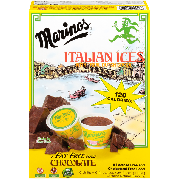 Ice Cream & Ice Marinos Chocolate Italian Ice hero