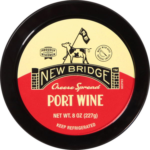 Fresh Dips & Tapenades New Bridge Cheese Spread, Port Wine hero