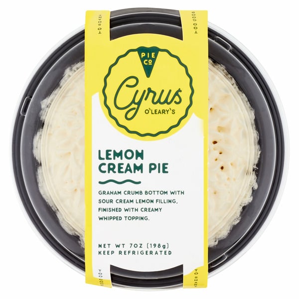 Cookies & Cakes Cyrus O'leary's Pies Lemon Cream Pie hero