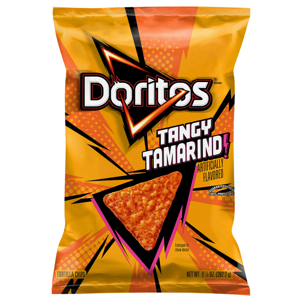 Chips & Pretzels Doritos Tortilla Chips, Tangy Tamarind hero